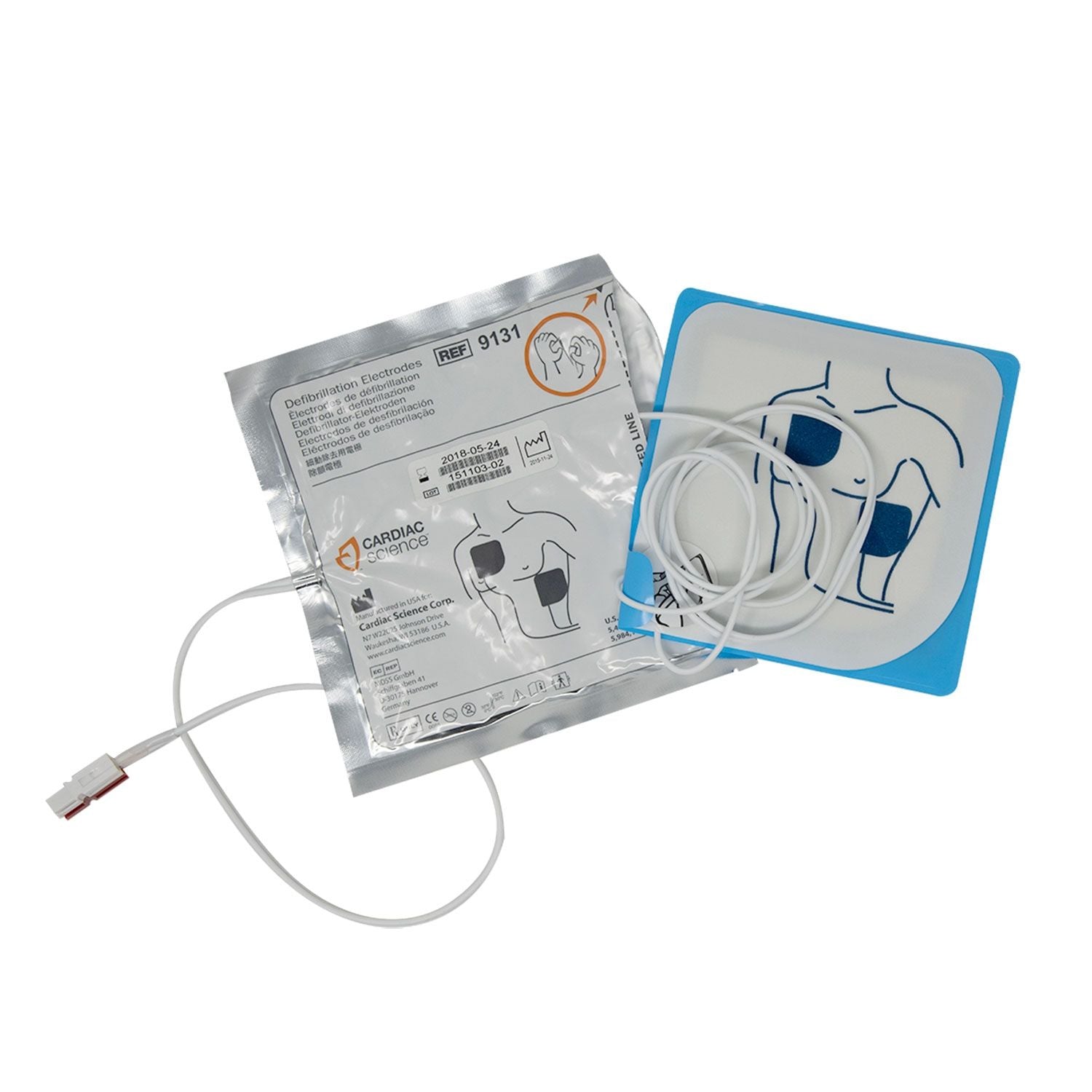Zoll Powerheart G3 AED Defibrillation Pads 9131-001 Zoll Powerheart G3 AED Defibrillation Pads 9131-001